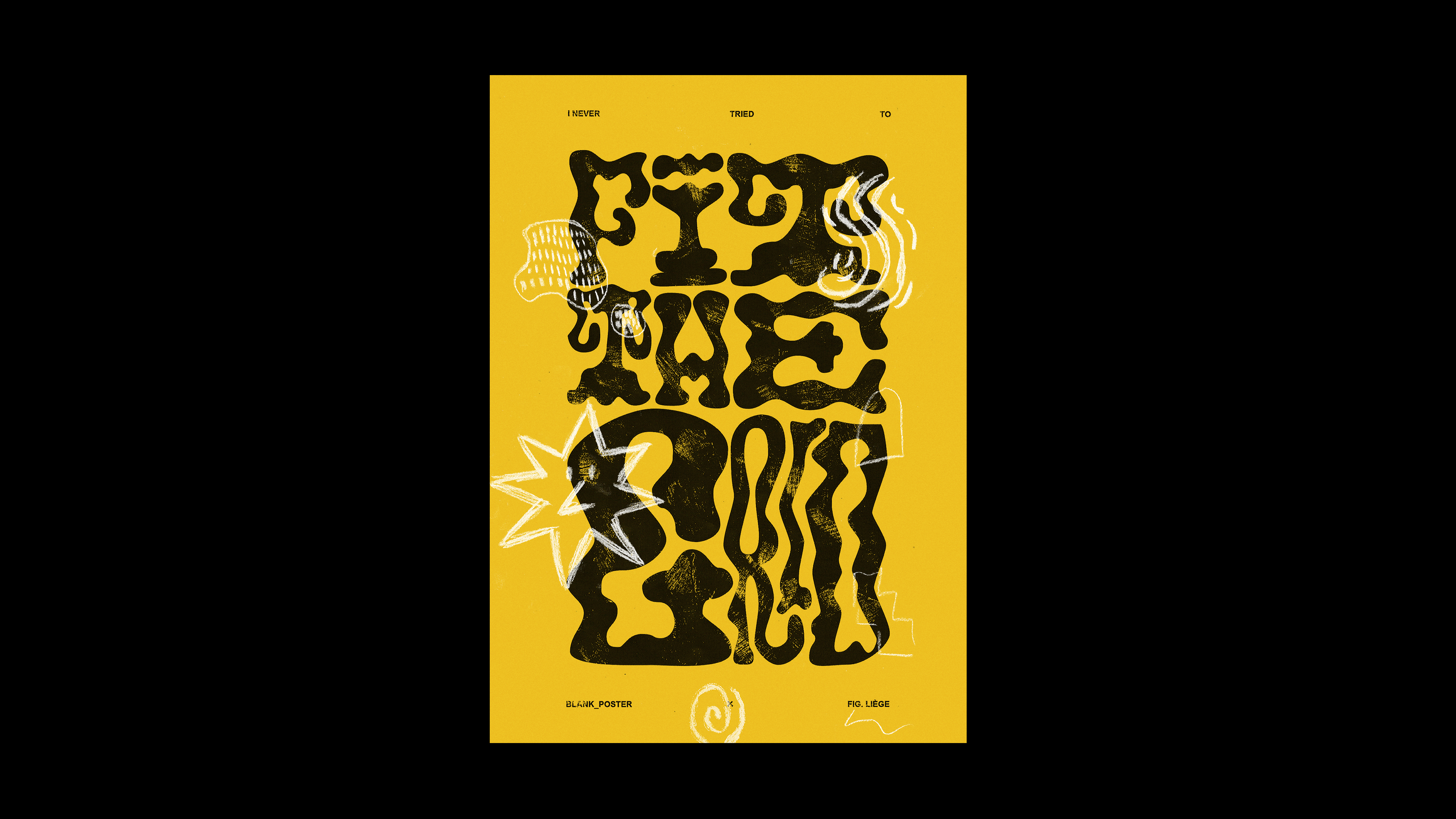 Fig. Liège x Blank Poster visual 2.