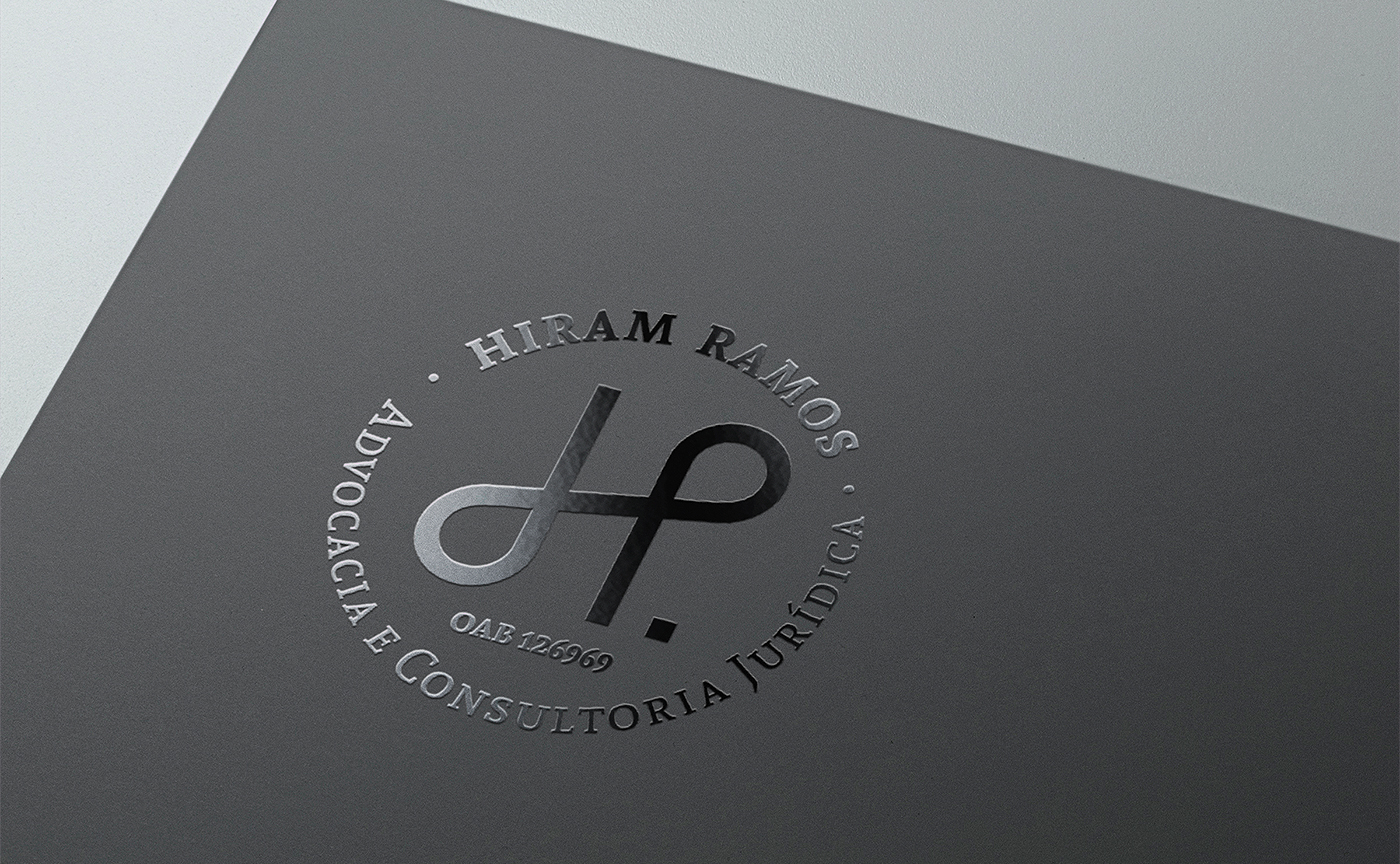 Hiram Ramos Advocacia | Logo Design project image 12