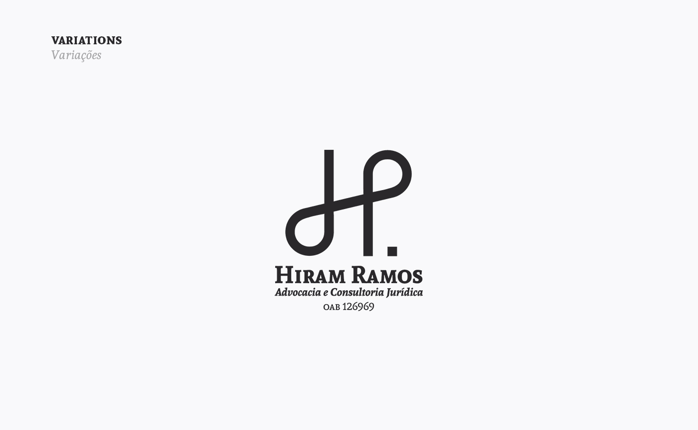 Hiram Ramos Advocacia | Logo Design project image 13