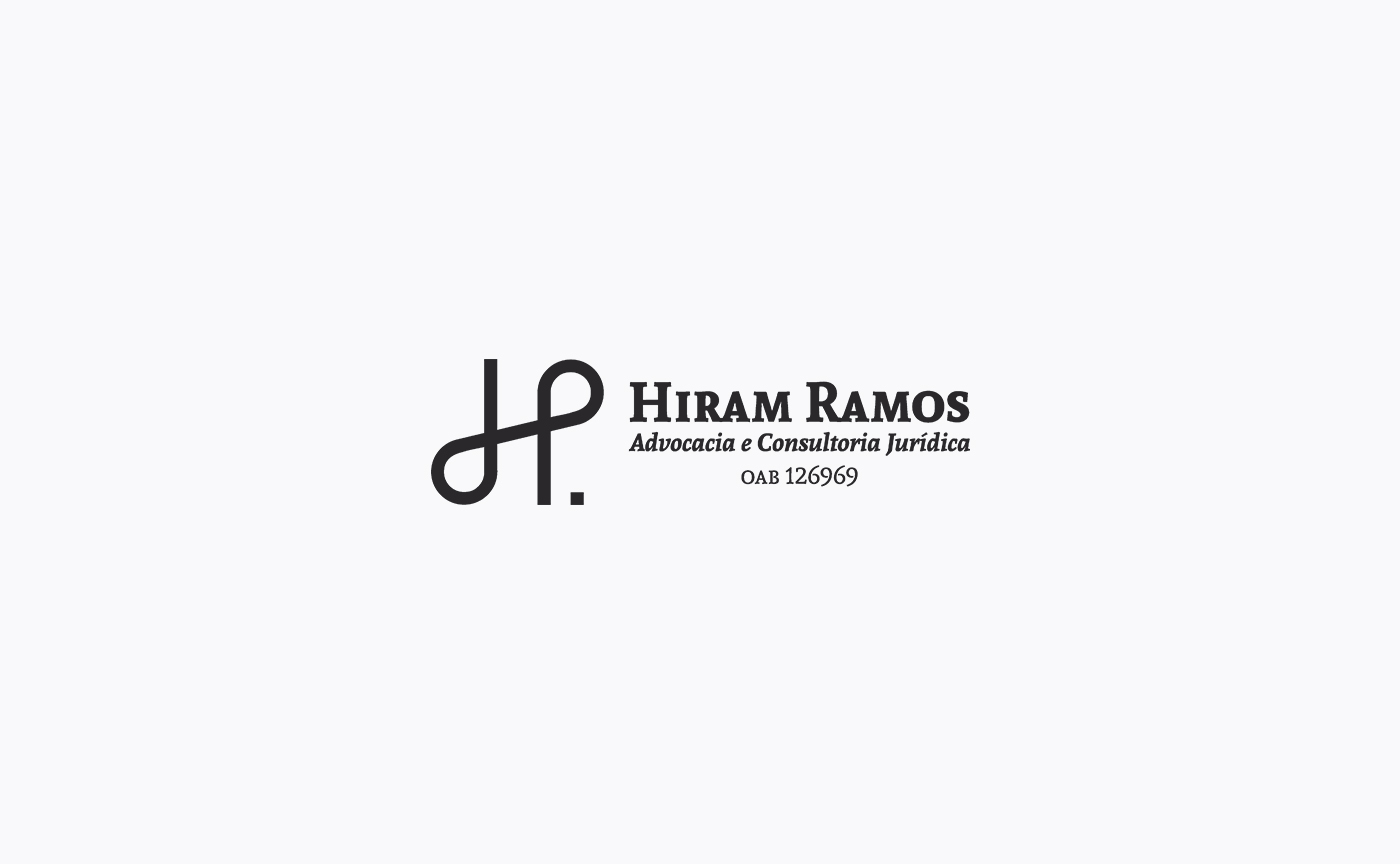 Hiram Ramos Advocacia | Logo Design project image 14