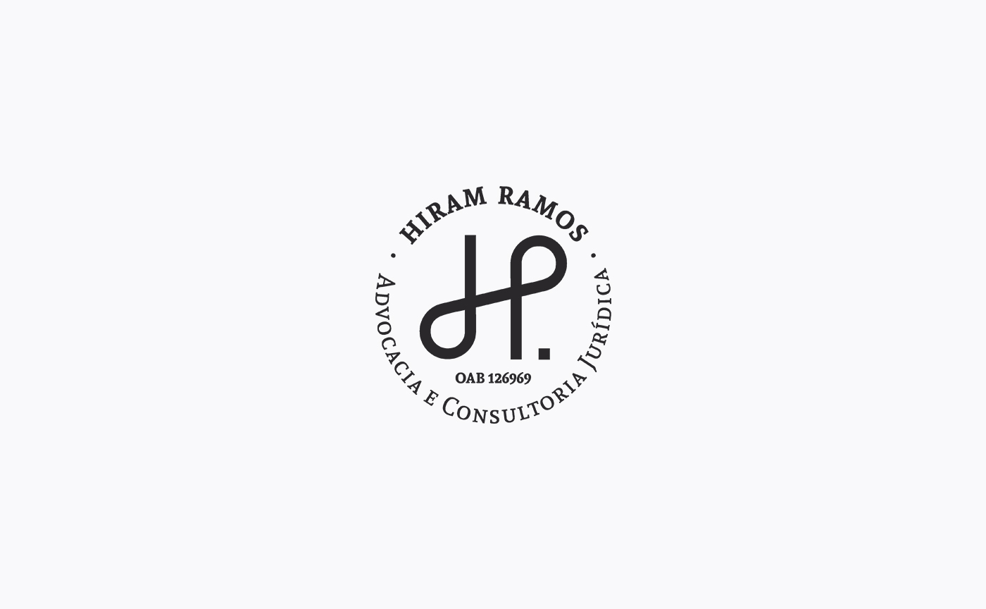 Hiram Ramos Advocacia | Logo Design project image 15