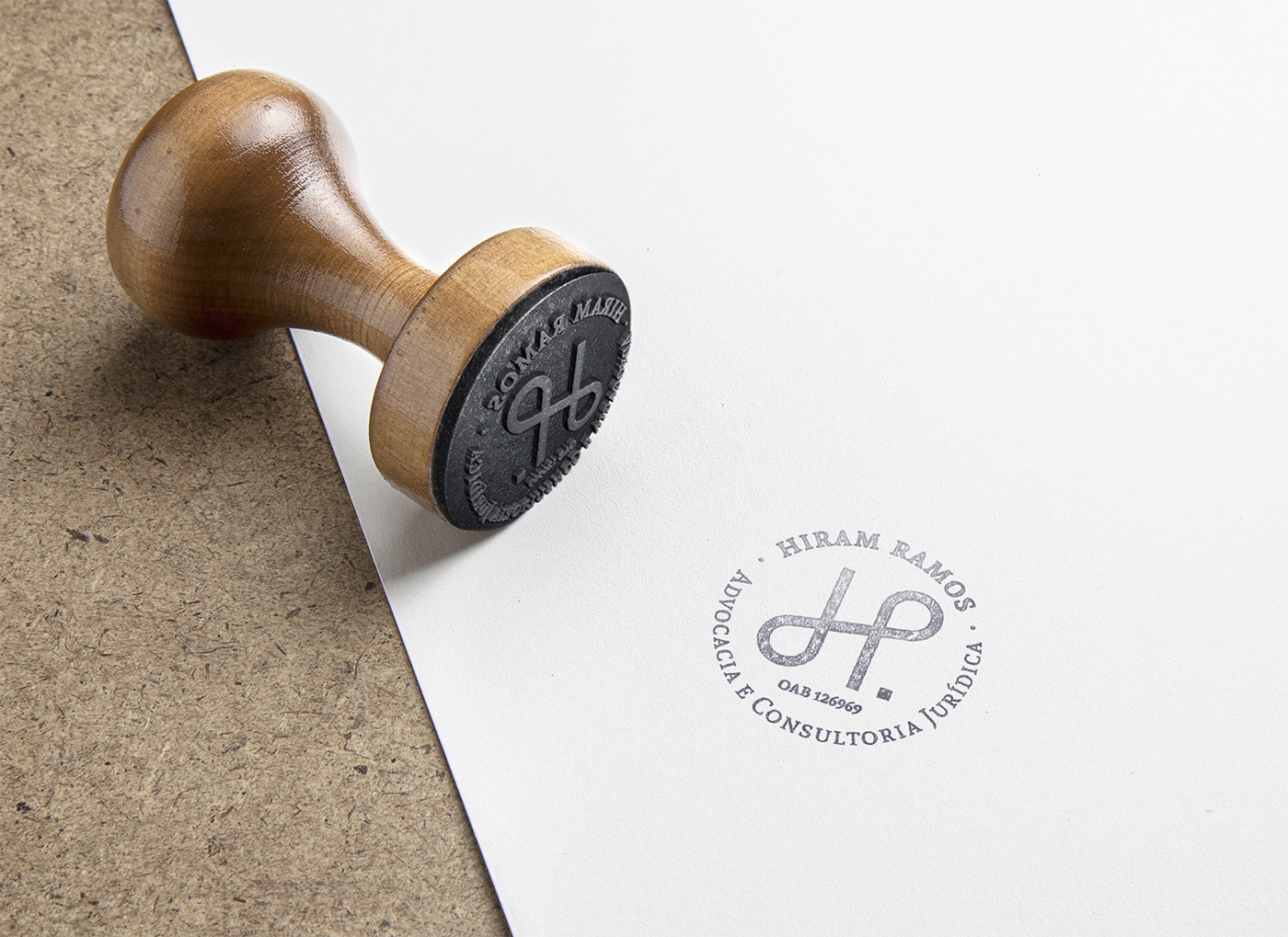 Hiram Ramos Advocacia | Logo Design project image 16