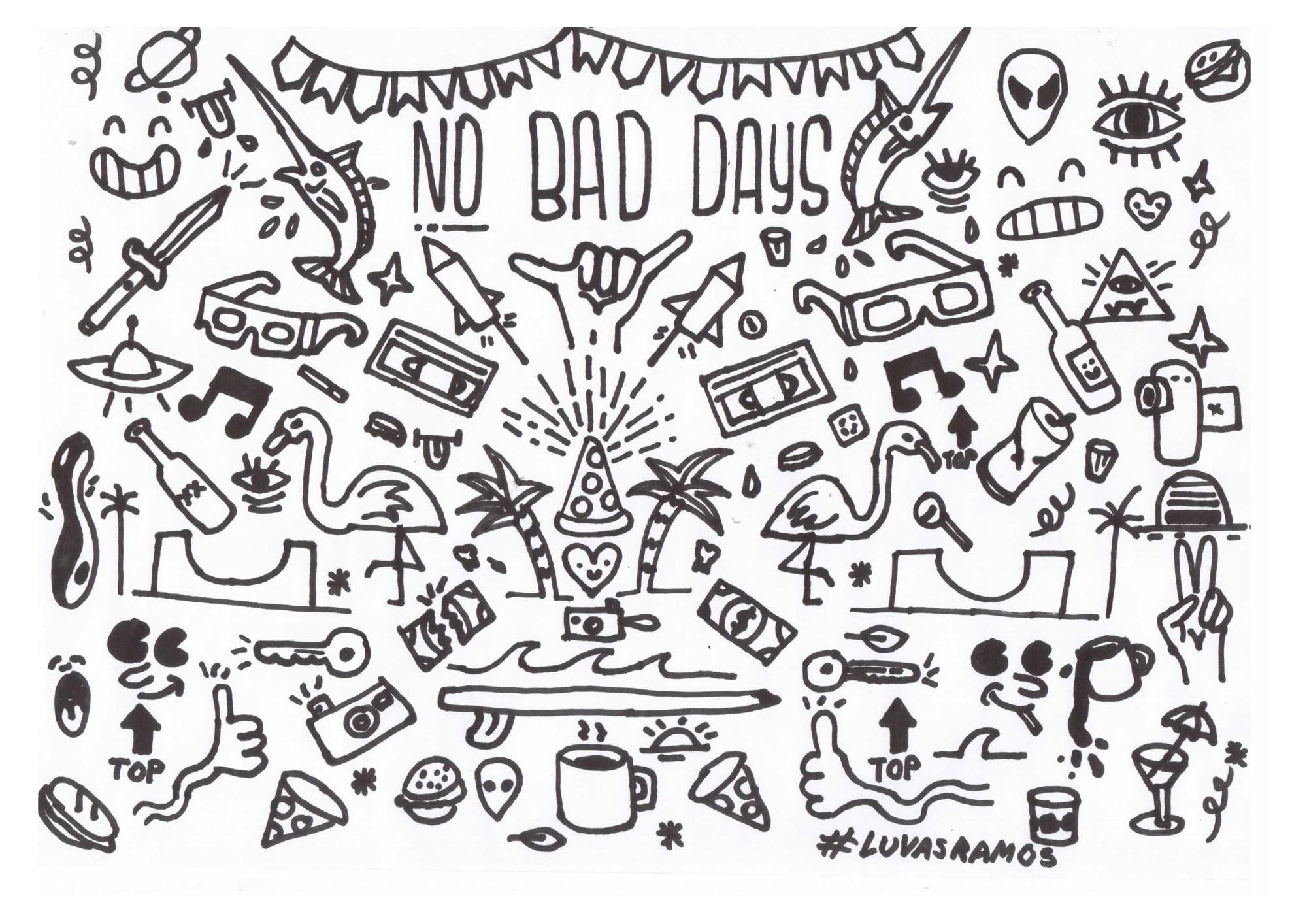 No Bad Days Illustration visual 2.
