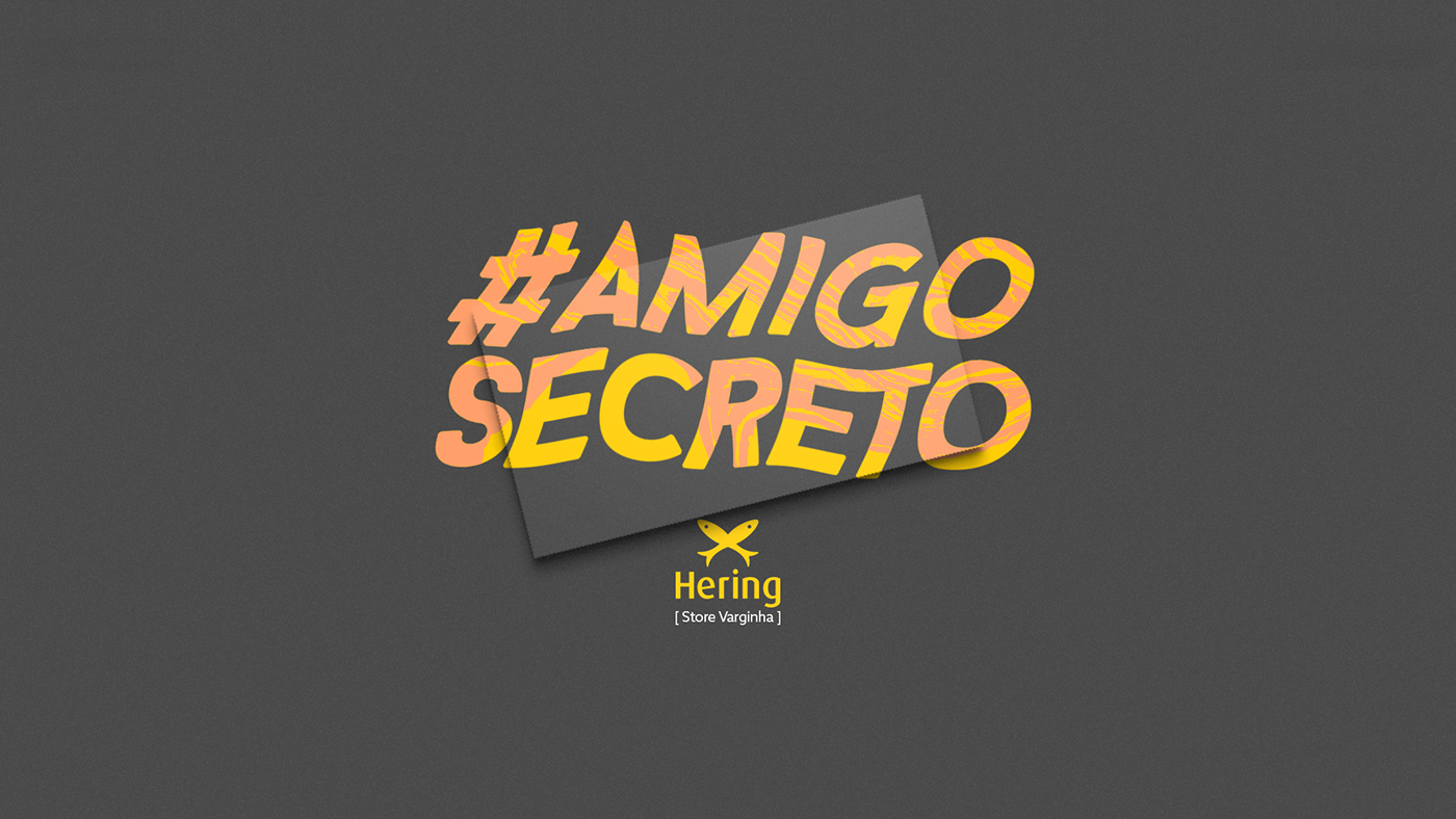 Cover image for Hering Store Varginha Amigo Secreto.